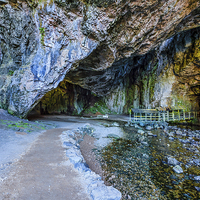 Buy canvas prints of Smoo Cave, Durness by Gary Finnigan