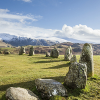 Buy canvas prints of Castlerigg Stone Circle by Gary Finnigan