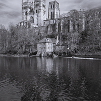 Buy canvas prints of Durham cathedral and fulling mill by Gary Finnigan