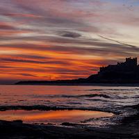 Buy canvas prints of Bamburgh Castle by Gary Finnigan