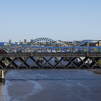 Buy canvas prints of Bridges of Newcastle on Tyne by Gary Finnigan
