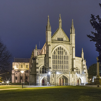 Buy canvas prints of Winchester Cathedral by Gary Finnigan
