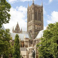 Buy canvas prints of Lincoln cathedral by Gary Finnigan
