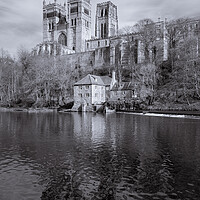 Buy canvas prints of Durham cathedral and fulling mill by Gary Finnigan