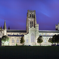 Buy canvas prints of Durham cathedral by night by Gary Finnigan