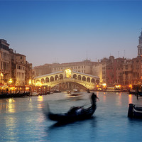 Buy canvas prints of Rialto Bridge, Venice - Italy by Roland Nagy