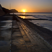 Buy canvas prints of Charmouth SundayNA by Dave Reed
