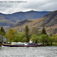 Buy canvas prints of From the boat on Coniston Water,  by Anthony Hedger
