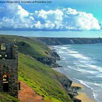 Buy canvas prints of Wheal Coates Mine by Anthony Hedger