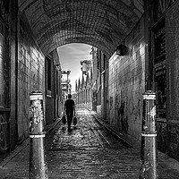 Buy canvas prints of The Long walkHome by Anthony Hedger