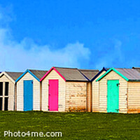 Buy canvas prints of Beach Huts by Anthony Hedger