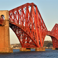 Buy canvas prints of Forth Railway Bridge by Mike Dow