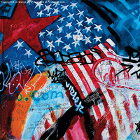 Buy canvas prints of Berlin Wall Number 2 by JG Mango