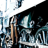 Buy canvas prints of  BR Standard Class 9F Steam Train 92212 by JG Mango