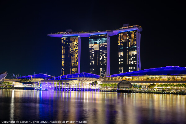 Marina Bay Sands hotel Picture Board by Steve Hughes
