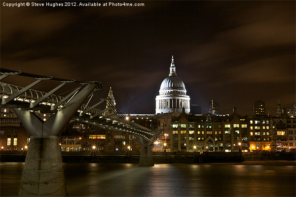 St Pauls London Picture Board by Steve Hughes