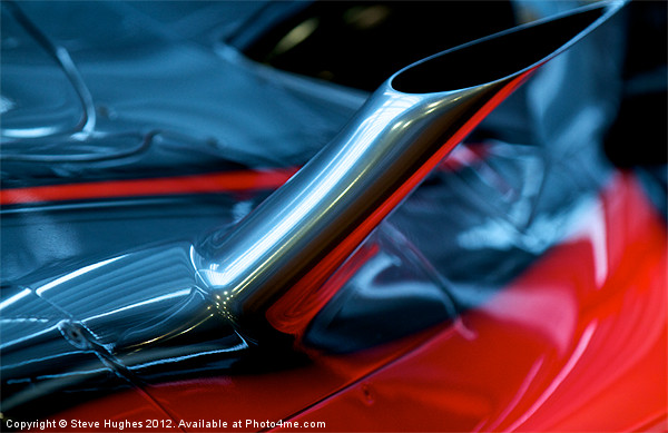 Mclaren Mercedes formula 1 abstract Picture Board by Steve Hughes