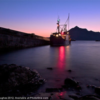 Buy canvas prints of Fishing boat at Elgol by Steve Hughes