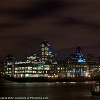 Buy canvas prints of London from the South Bank by Steve Hughes