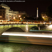 Buy canvas prints of Along the Seine by Steve Hughes