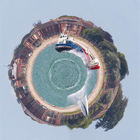 Buy canvas prints of Southsea Hovercraft Small World by Steve Hughes