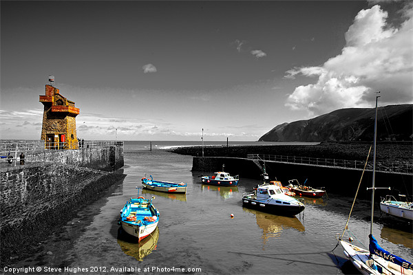 Isolations in Lynmouth North Devon Picture Board by Steve Hughes