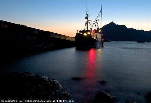 Isle of Skye fishing boat Picture Board by Steve Hughes