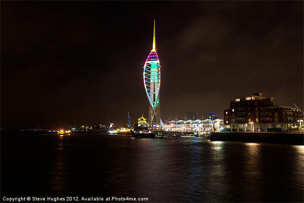 Spinnaker Tower Portsmouth Picture Board by Steve Hughes