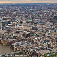 Buy canvas prints of Views across the London skyline by Steve Hughes