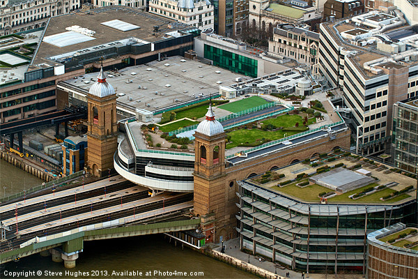 Cannon Street Station from above Picture Board by Steve Hughes