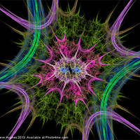 Buy canvas prints of Fractal explosion of colour by Steve Hughes