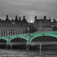 Buy canvas prints of Westminster Bridge London by Steve Hughes