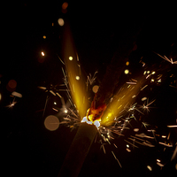 Buy canvas prints of Sparkler firework fun by Steve Hughes