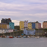Buy canvas prints of Tenby Harbour Pembrokeshire by Steve Hughes