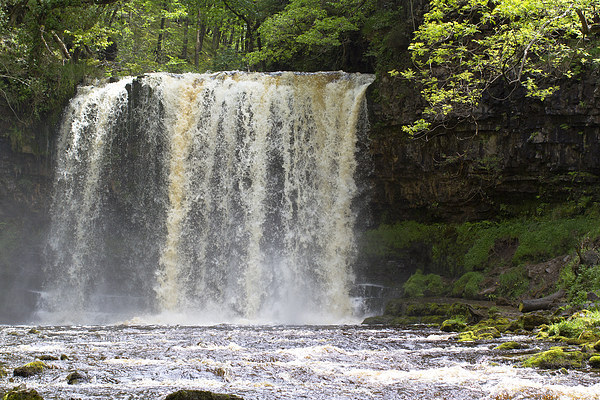 Sgwd-yr-Eira Waterfall Picture Board by Steve Hughes