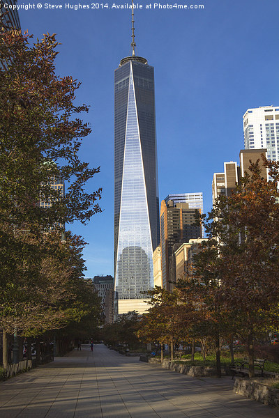  One World Trade Picture Board by Steve Hughes