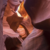 Buy canvas prints of  Lower Antelope Canyon by Steve Hughes