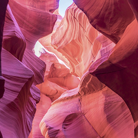 Buy canvas prints of  Lower Antelope Canyon HDR by Steve Hughes