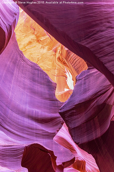  Colourful Antelope Canyon Picture Board by Steve Hughes