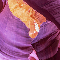 Buy canvas prints of  Colourful Antelope Canyon by Steve Hughes