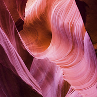 Buy canvas prints of  Ripples and textures of Antelope Canyon. by Steve Hughes