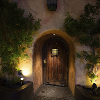 Buy canvas prints of  The Enchanted Door in Las Vegas by Steve Hughes