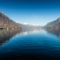 Buy canvas prints of Lake Thunersee,  Interlaken Switzerland by Steve Hughes