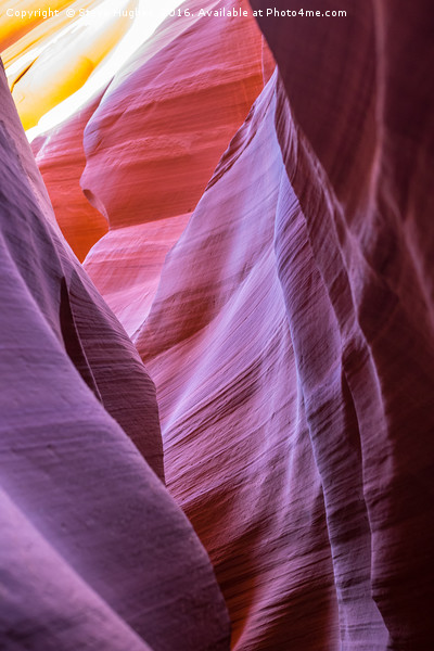 Colours in the rocks of Lower Antelope Canyon Picture Board by Steve Hughes
