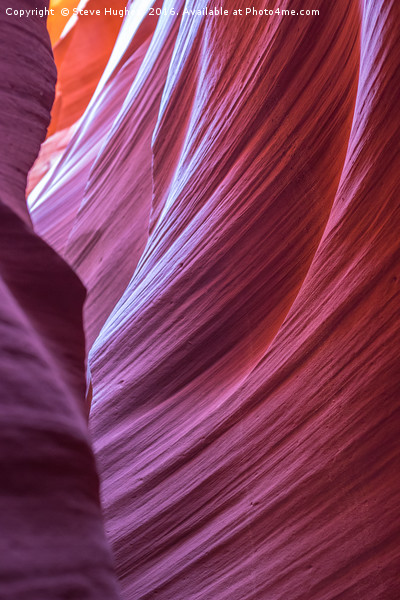 Colourful rocks of Lower Antelope Canyon Picture Board by Steve Hughes