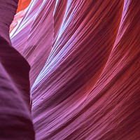 Buy canvas prints of Colourful rocks of Lower Antelope Canyon by Steve Hughes