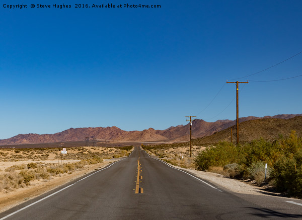 Road through the Desert Picture Board by Steve Hughes