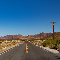 Buy canvas prints of Road through the Desert by Steve Hughes