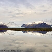 Buy canvas prints of Icelandic Glaciers and reflections by Steve Hughes