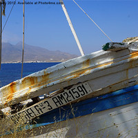 Buy canvas prints of Old Boat in La Isleta by Digby Merry